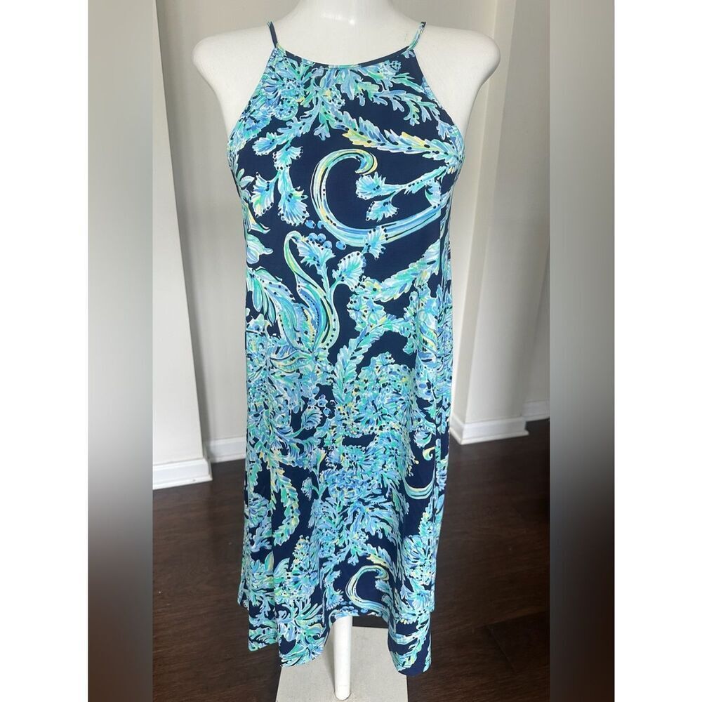 Lilly Pulitzer Margot Pima Cotton Floral Shift Dress XS